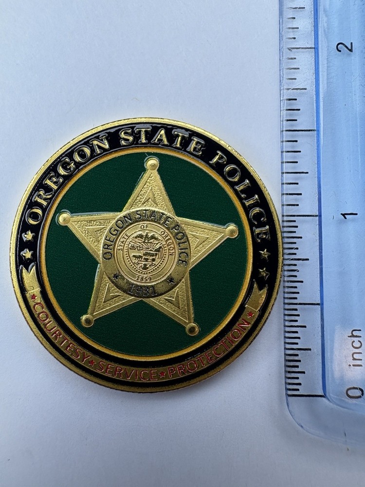 Oregon State Police Challenge Coin