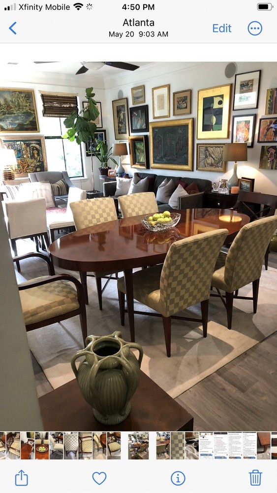 Baker Archetype Set Of Six Dining Chairs