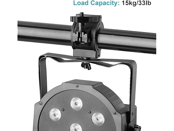 10 Pack Stage Lighting O-Clamps Black