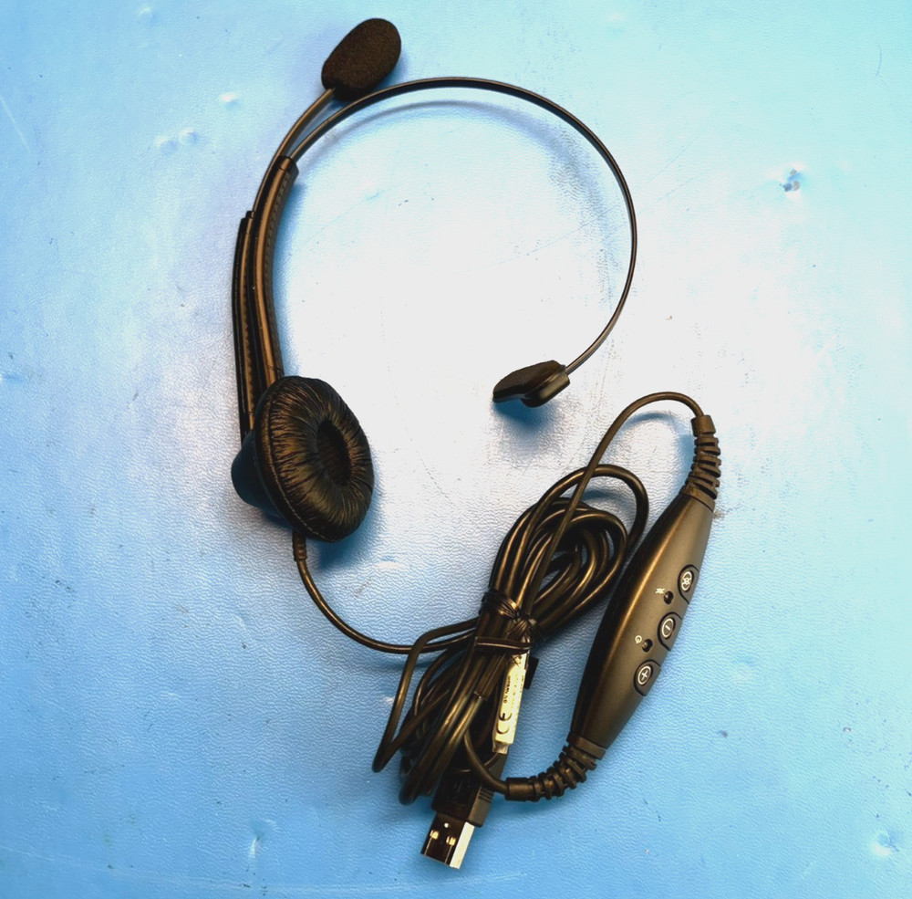 Jabra BIZ 1900 USB Mono Headset with Microphone - Volume Control - Call Function