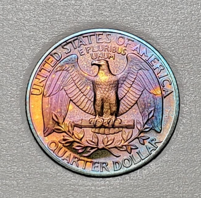 TONED 1988 S WASHINGTON QUARTER PROOF UNC #C2792