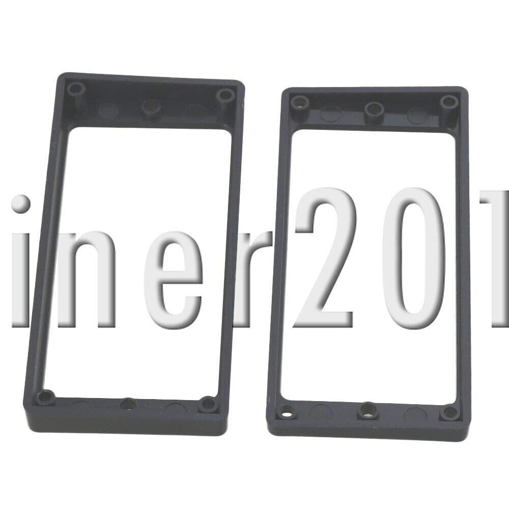 Black Neck+Bridge Pickup Frame Plastic Replacement for 7 String Guitars