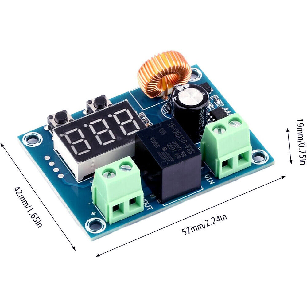 2PCS Digital Low Voltage Protector Disconnect Switch Over-Discharge Protection