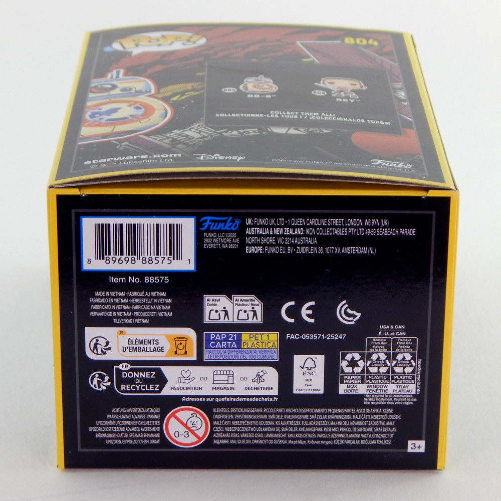 Funko Pop! Star Wars Rey 805 and BB-8 804