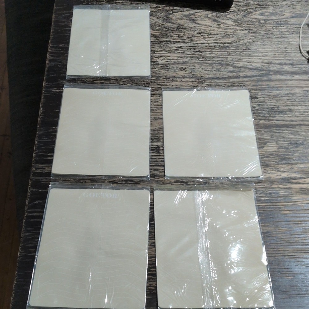 GOETOR Beige Ceramic Rectangular Wall Tiles Smooth Surface Pack of 5