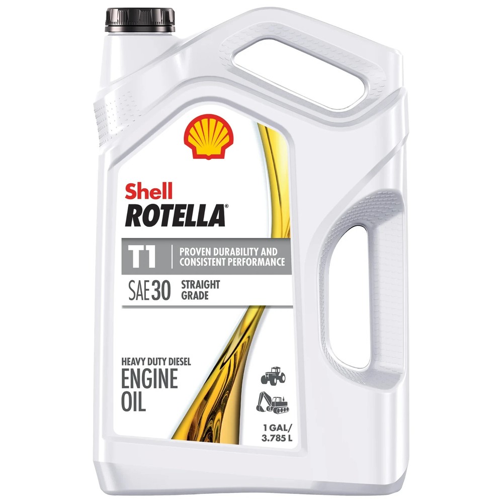 (2 pack) Shell Rotella T1 30 Diesel Engine Oil, 1 Gallon
