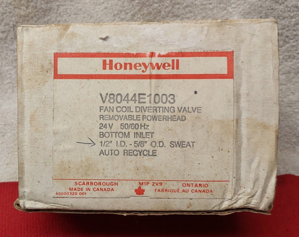 NOS Honeywell V8044E1003 Zone Valve