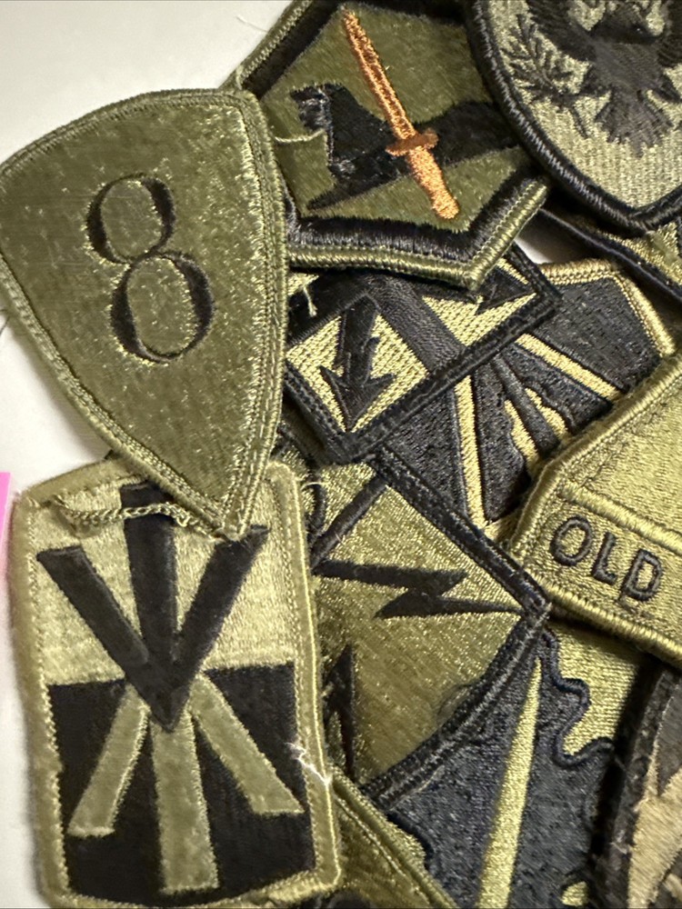 Cold War US Olive Drab Patch 21 Pieces P121