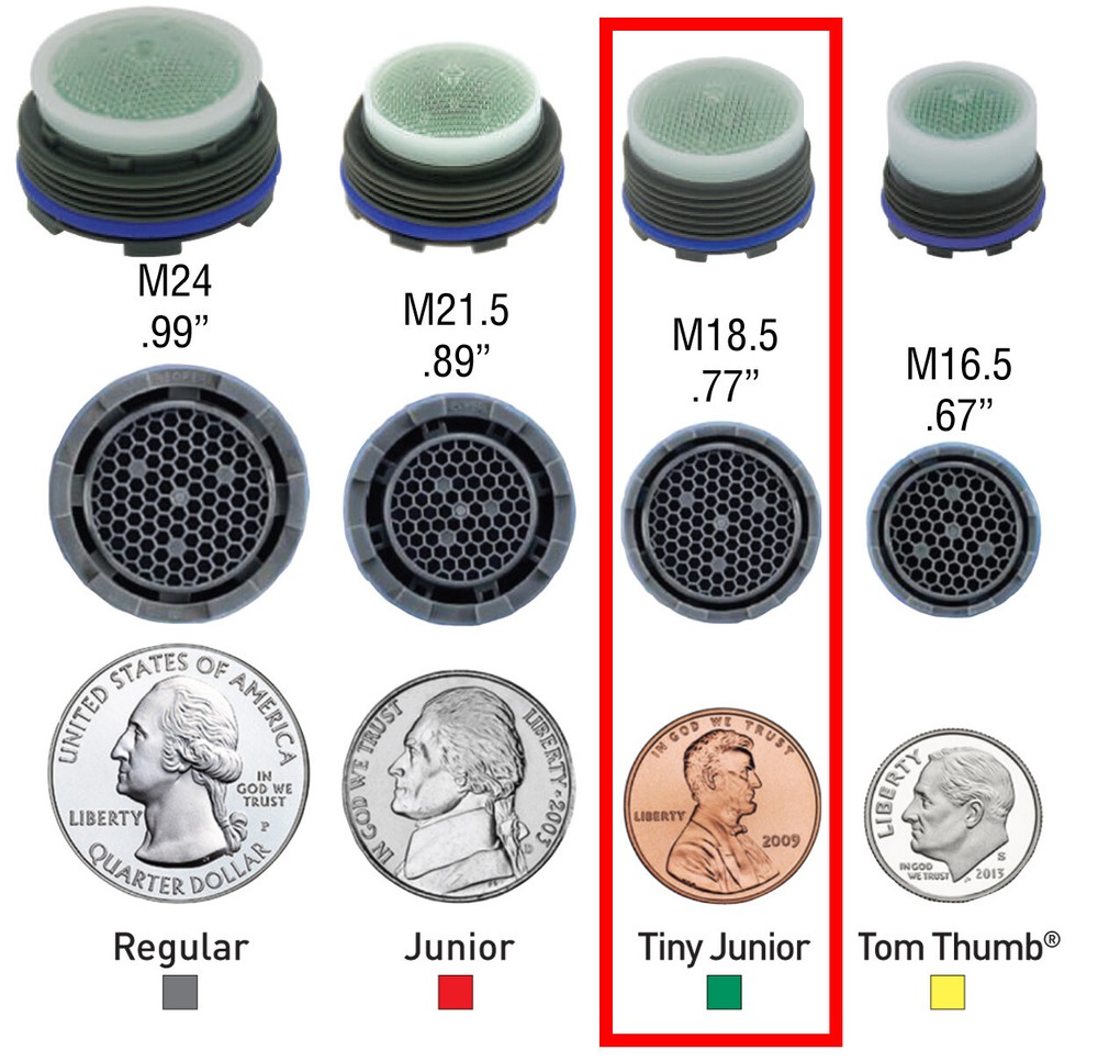 Moen 180158 Replacement Aerator 1.2 GPM Flow