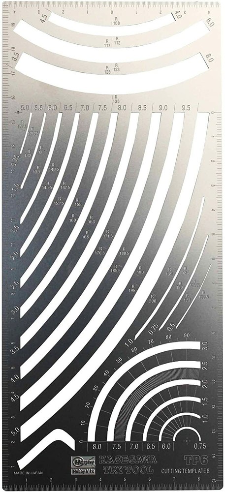 Hasegawa 71106 Cutting Template B