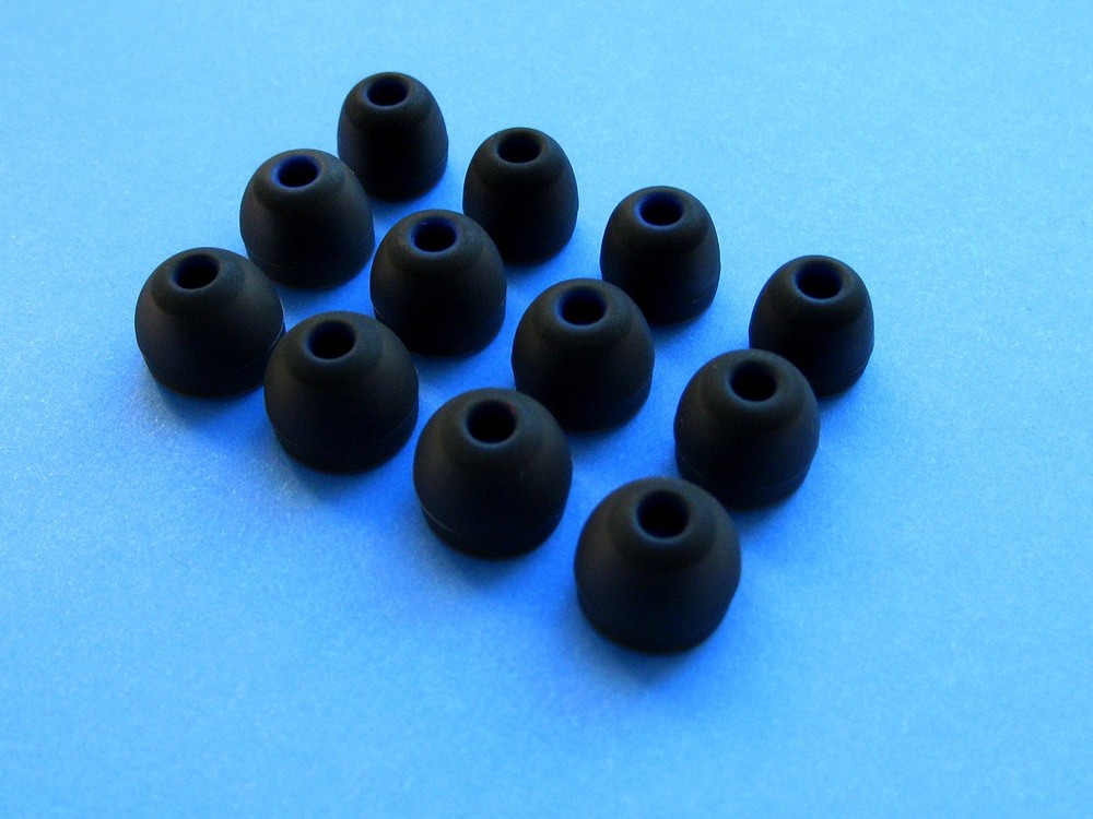 12pcs (B)- S/M/L Replacement Earbuds Eartips Set Compatible with small, B