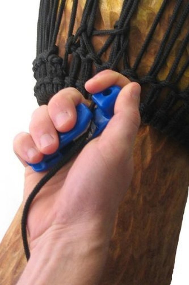Djembe Drum Rope Puller- Five Colors - Single hand (BLACK) BLACK