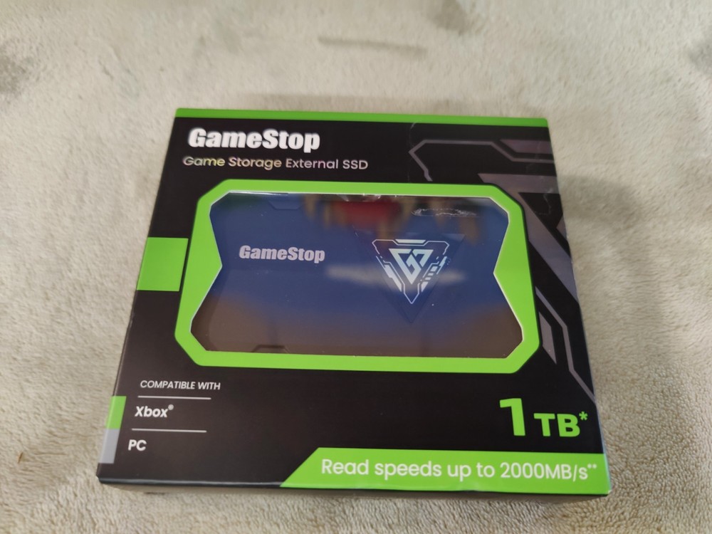 GameStop 1TB Game Storage USB-C External SSD - For Xbox/PC 2000MB/s