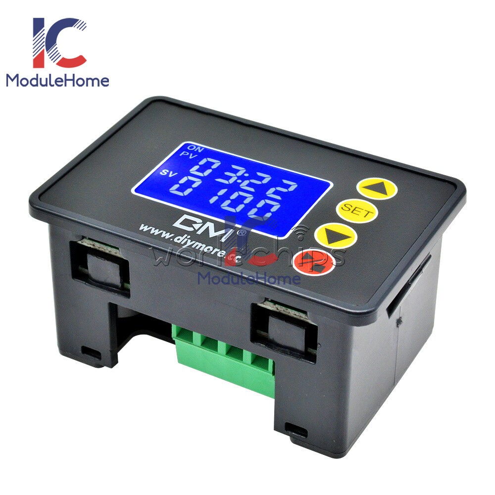 AC110~220V 1.37"LCD Microcomputer Time Controller Timing Module 10A 0000~9999S