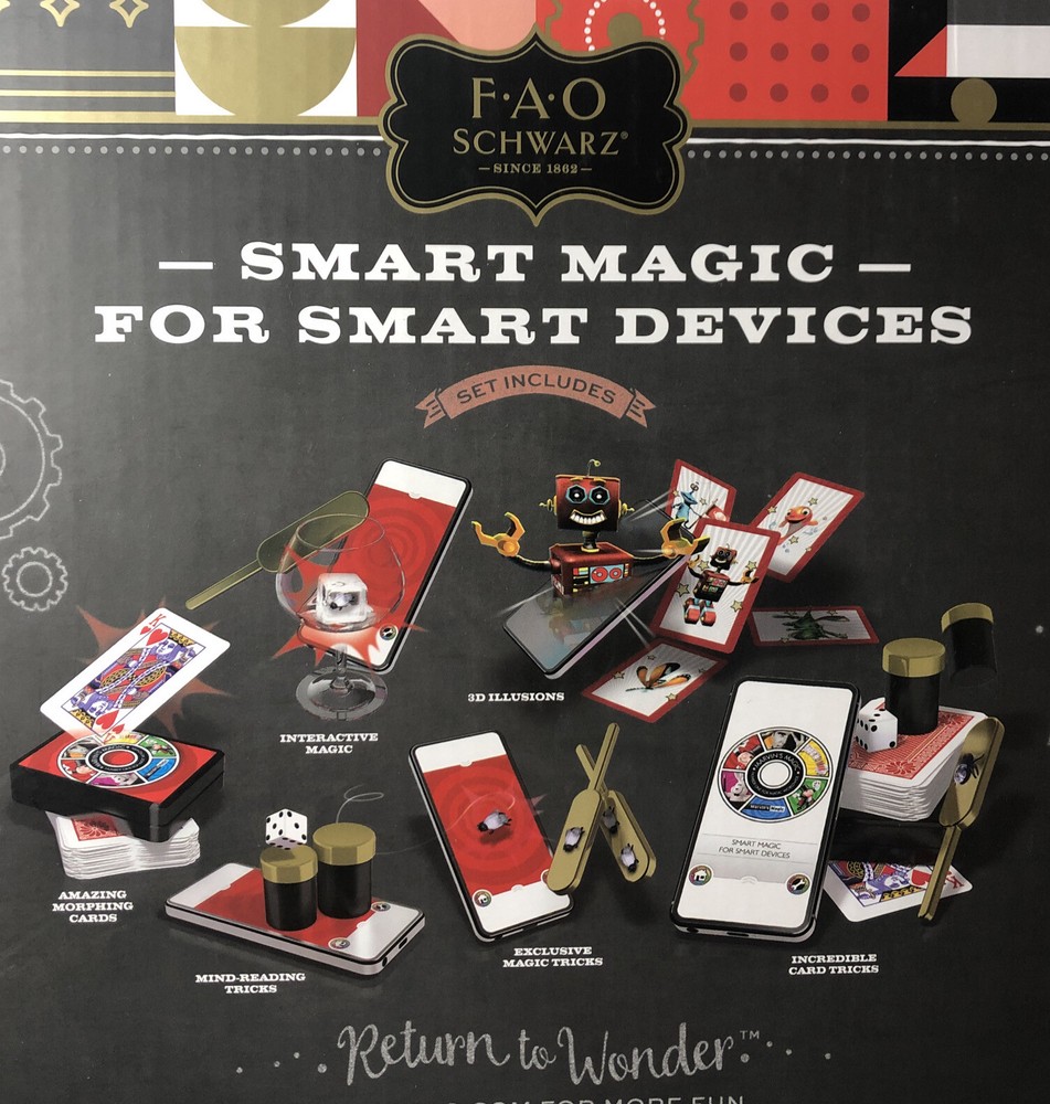 FAO Schwarz Interactive Illusions I Magic Kit For Smart Devices Age 8 & up NEW