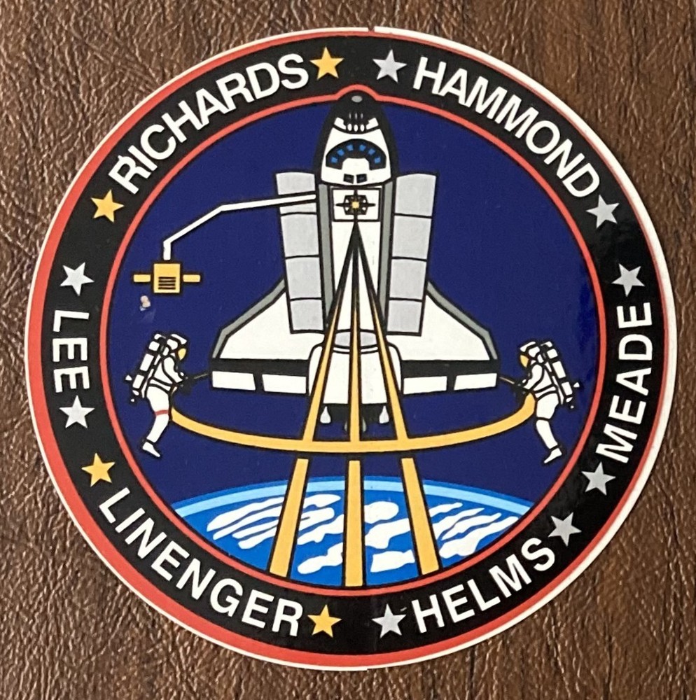 1994 NASA Space Shuttle STS-64 Mission Sticker Multiple science experiments