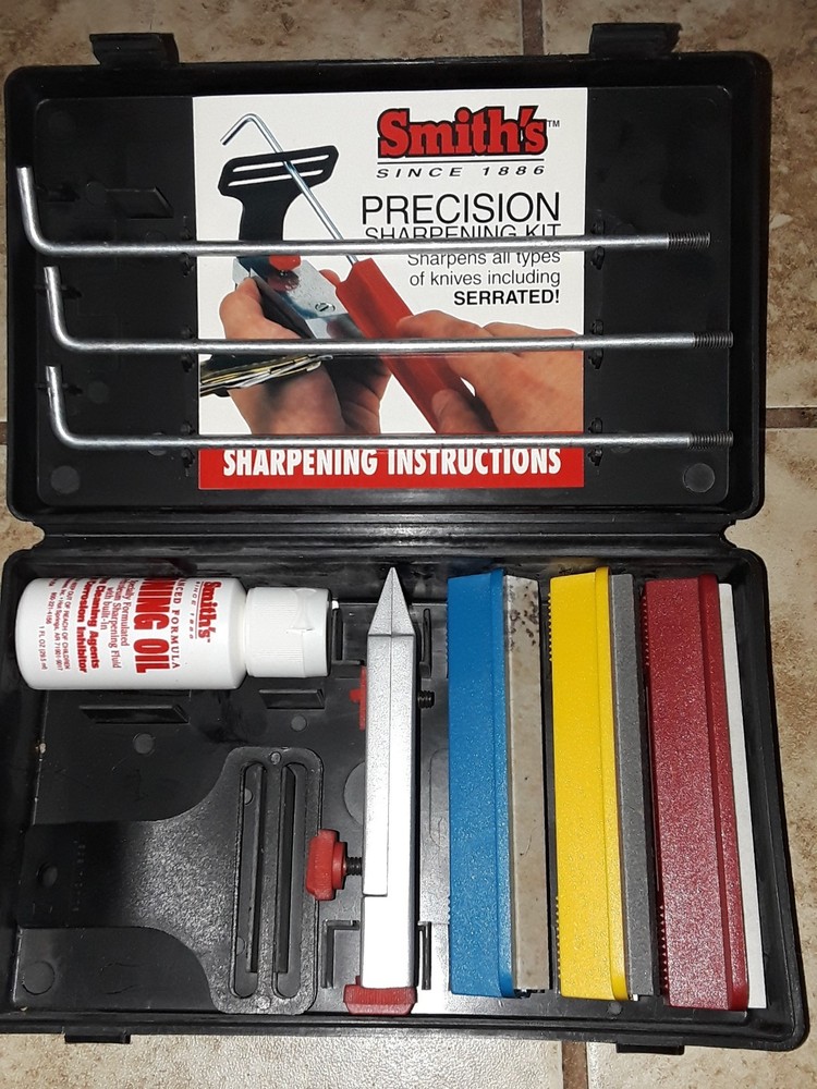 Smiths Professional Knife Sharpening Kit w/ Hardshell Case- New