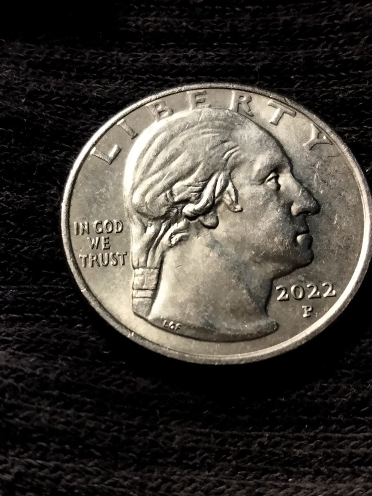 2022 P Sally Ride Quarter Struck Thru Error