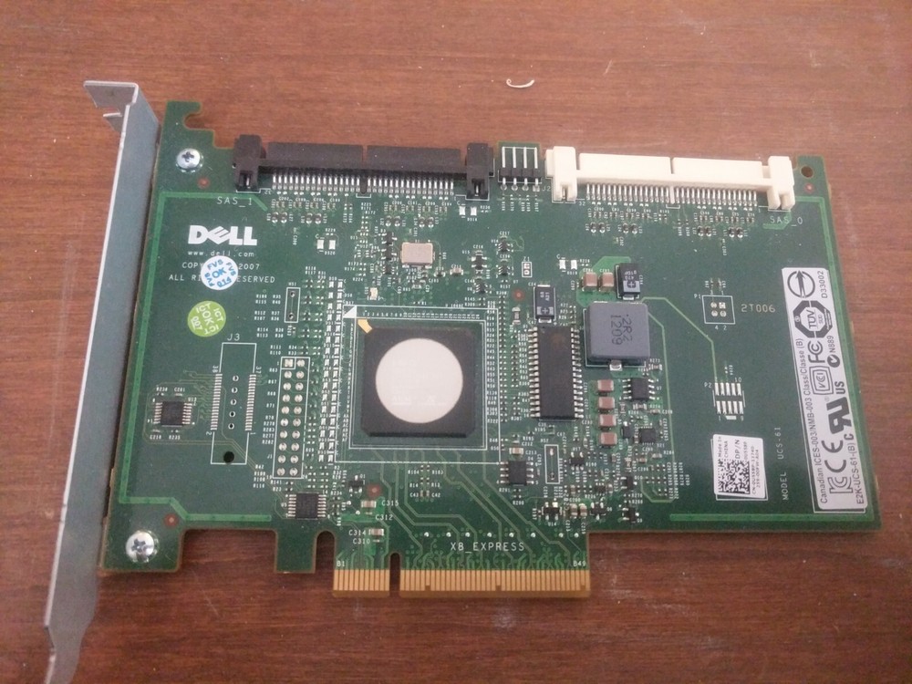 Dell Perc S300 U558P 0U558P SATA SAS 8 Port Raid Controller Poweredge