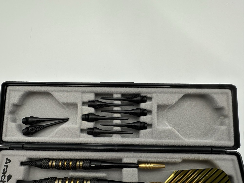 ARACHNID SOFT TIP DARTS with Brass Collar, includes extra tips