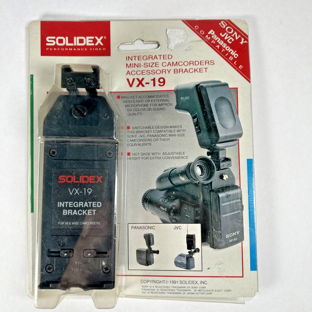 Solidex Mini Size Camcorder Accessory Bracket VX-19
