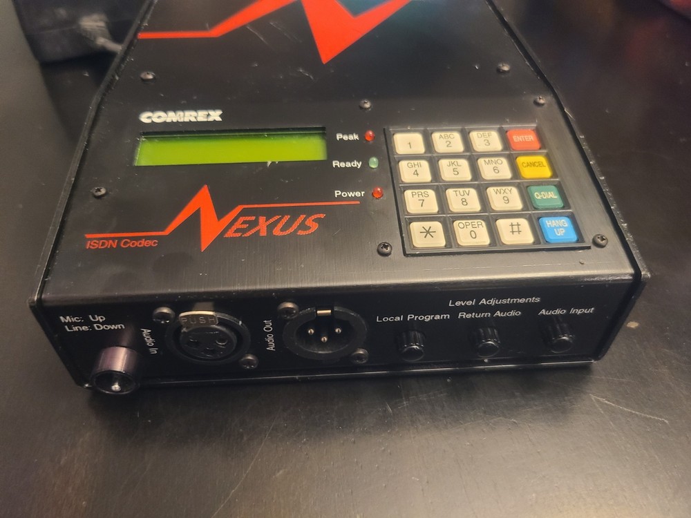 Comrex Nexus ISDN Codex WITH POWER SUPPLY, plate mounted. Tested and Working.