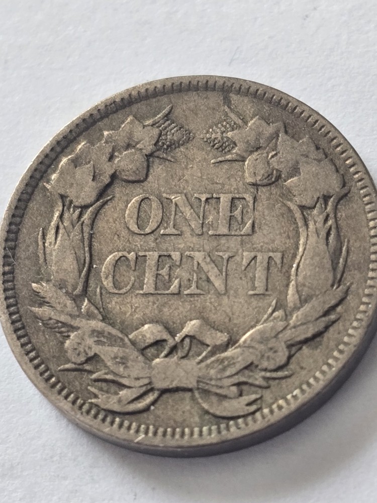 1857 Flying Eagle Cent Choice VF