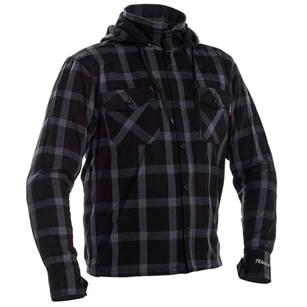 Richa Lumber Motorcycle Hoodie - Black