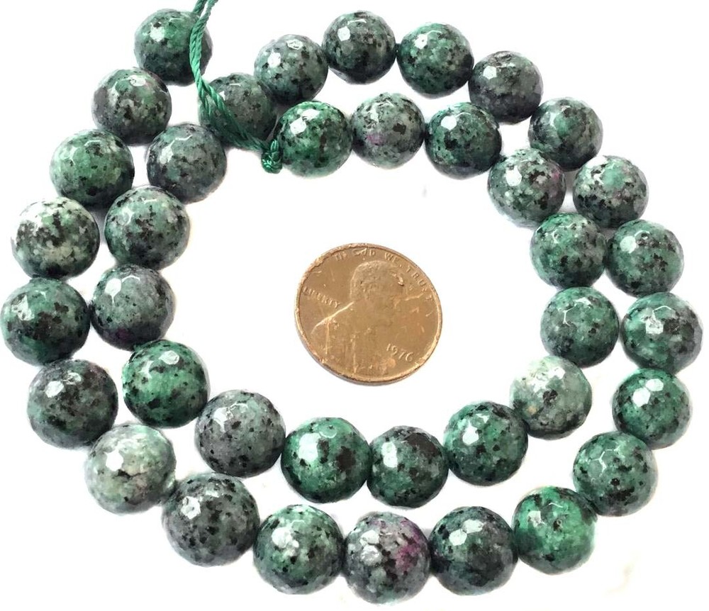 39 Perfect Gemstone natural Green Multi Rainforest Agate Gemstone Beads
