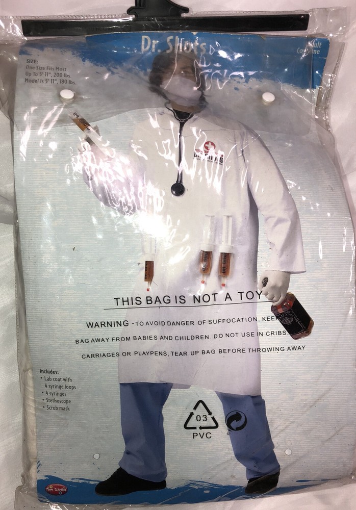 Dr Shots Costume for Adults