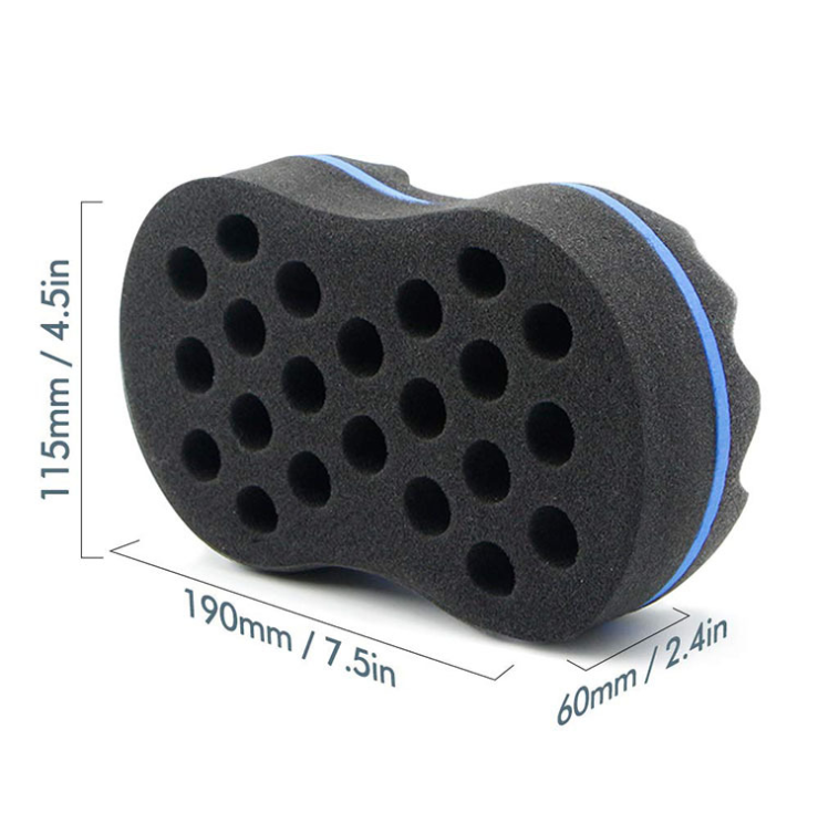 Hair Sponge Magic Barber Brush Sponge Twist Curl Dreads Locking Afro Coil Comb