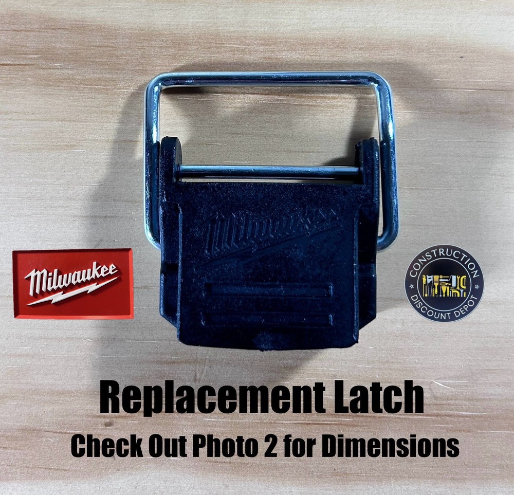 Used Milwaukee REPLACEMENT LATCH BUCKLE for Hard Plastic Power Tool Case
