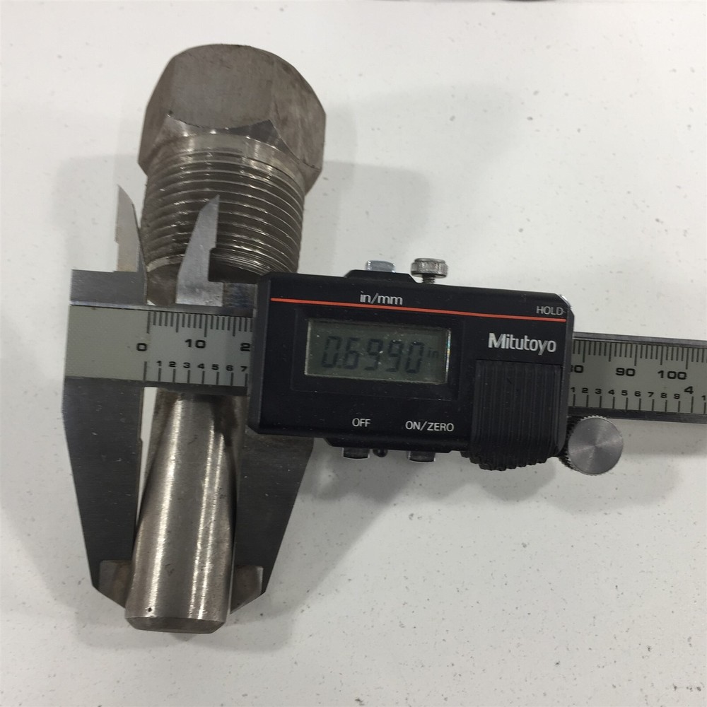 (1) Palmer Thermowell 304SS 4.5" Long