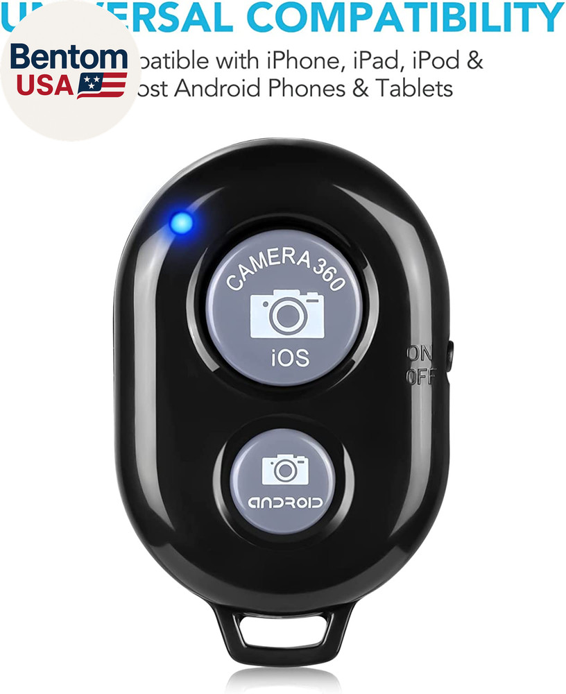 2 Pack Wireless Camera Remote Control - Wireless Remote for Iphone & Android Pho