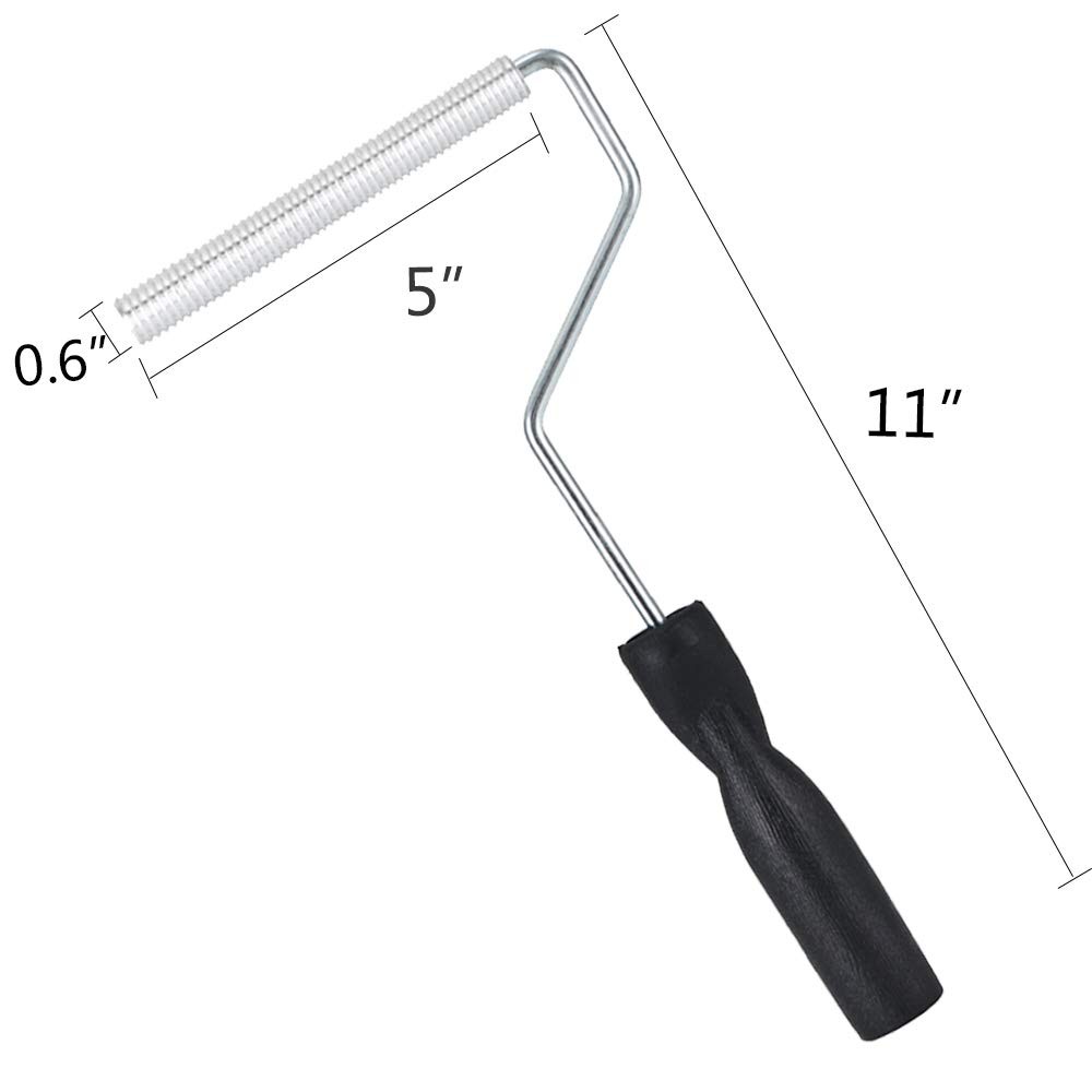 Fiberglass Roller Tools Kit, 4pcs Resin Laminating Bubble Set