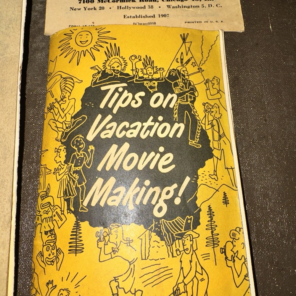 Bell & Howell Filmo Master 400 8mm Projector Runs Needs Service Case