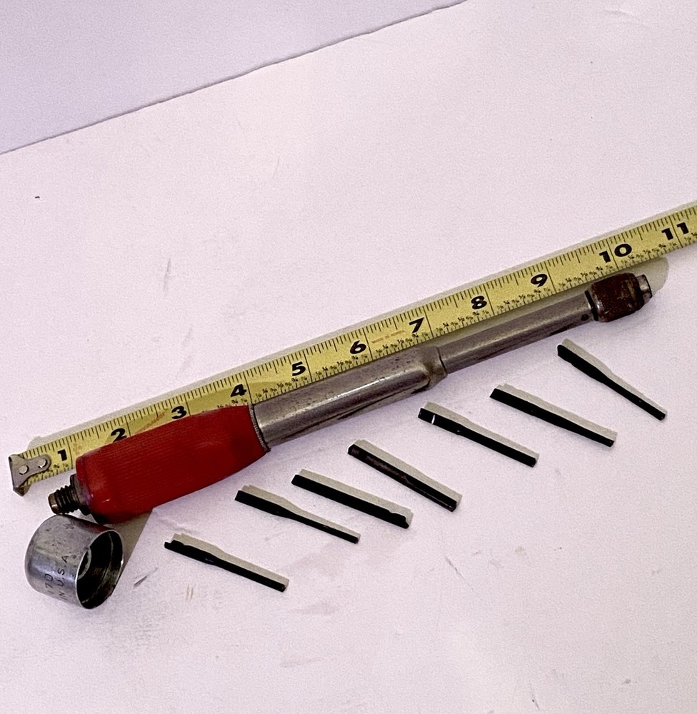 Millers Falls #170 Push Pull Drill 7 Bits USA