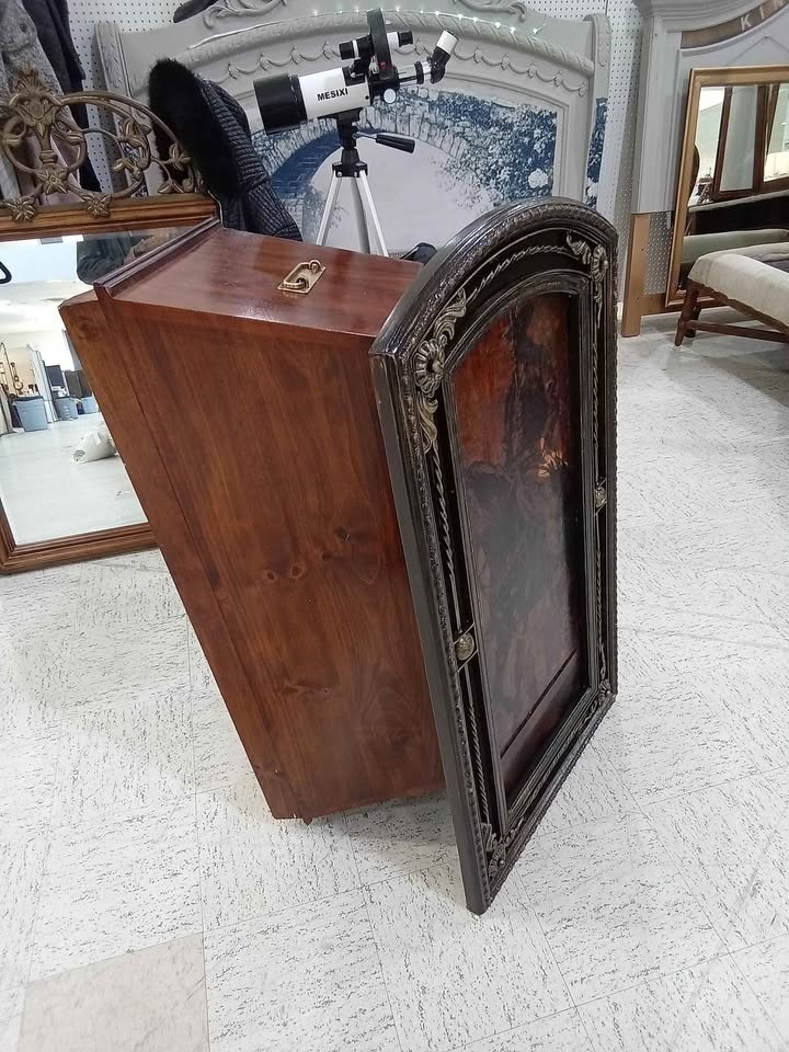 Custom Made Armoire, bookshelf, & trunk
