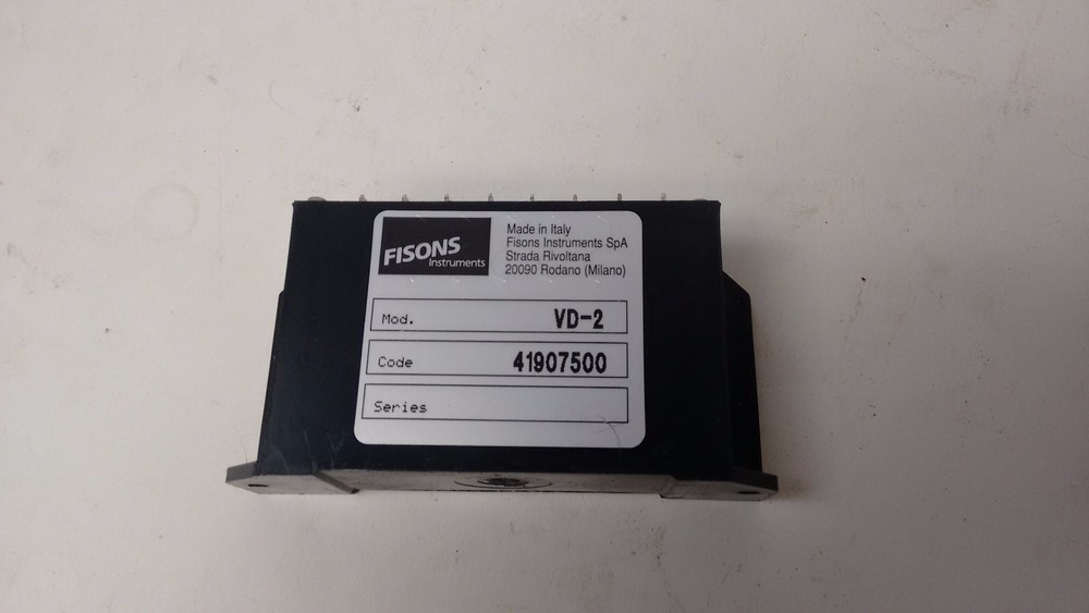 Fisons Instruments VD-2 Mass Spectrometer Component