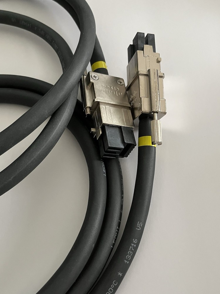 Lot of 2 - Cisco 37-1121-01 Stack Power Cable UNTESTED
