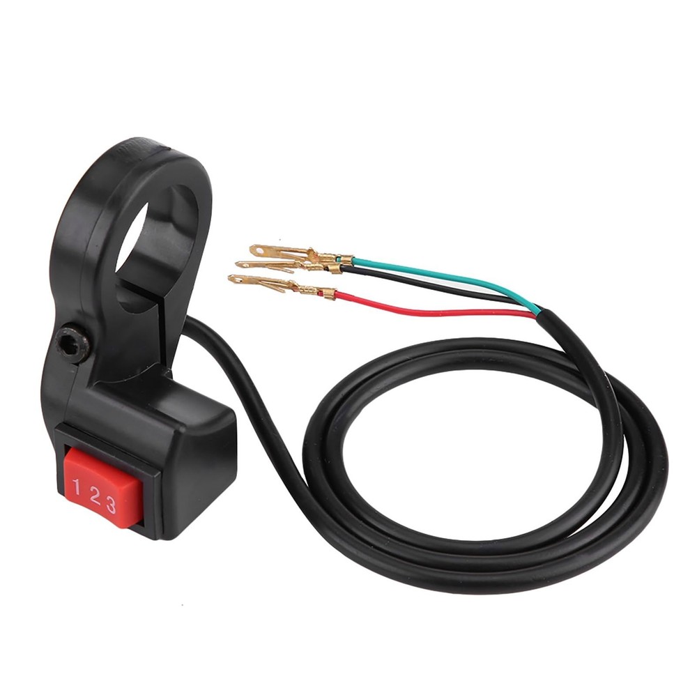 22mm 7/8in Handlebar Electric 3 Speed Module Switch Shift, Motorcycle Handleb...