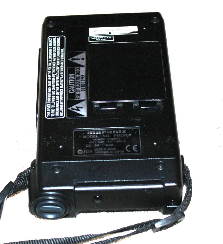 MARANTZ PMD660 PROFESSIONAL SOLID STATE CF CARD RECORDER - SUPER CLEAN!