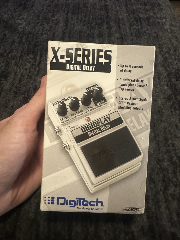 Digitech DigiDelay Digital Delay Effects Pedal X Series W/ Original Box
