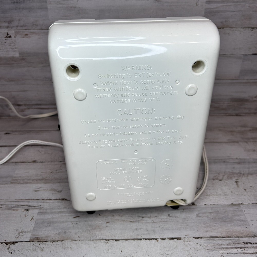 Popeil P400 Automatic Pasta Maker Replacement Working Motor Only w/ Cord Works