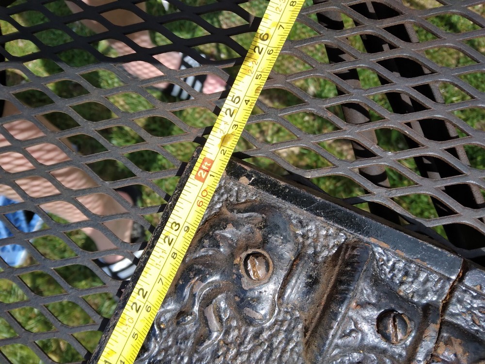 Antique Victorian Cast Iron Fireplace Surround