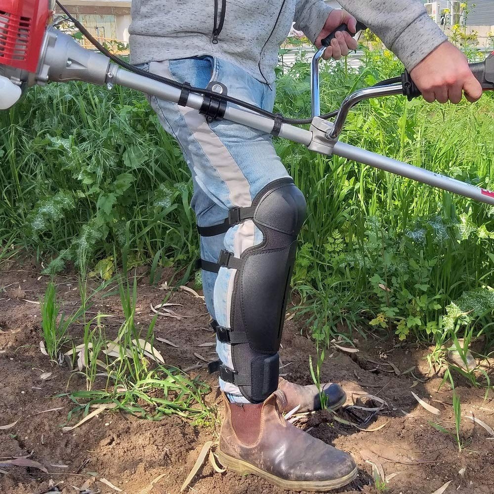 Tecomec leg Protective Shinguards for Use when Trimming Bruschcutter