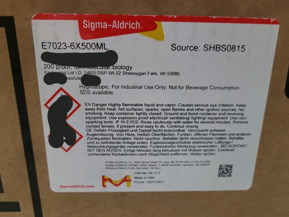 Sigma-Aldrich E7023-6X500ML