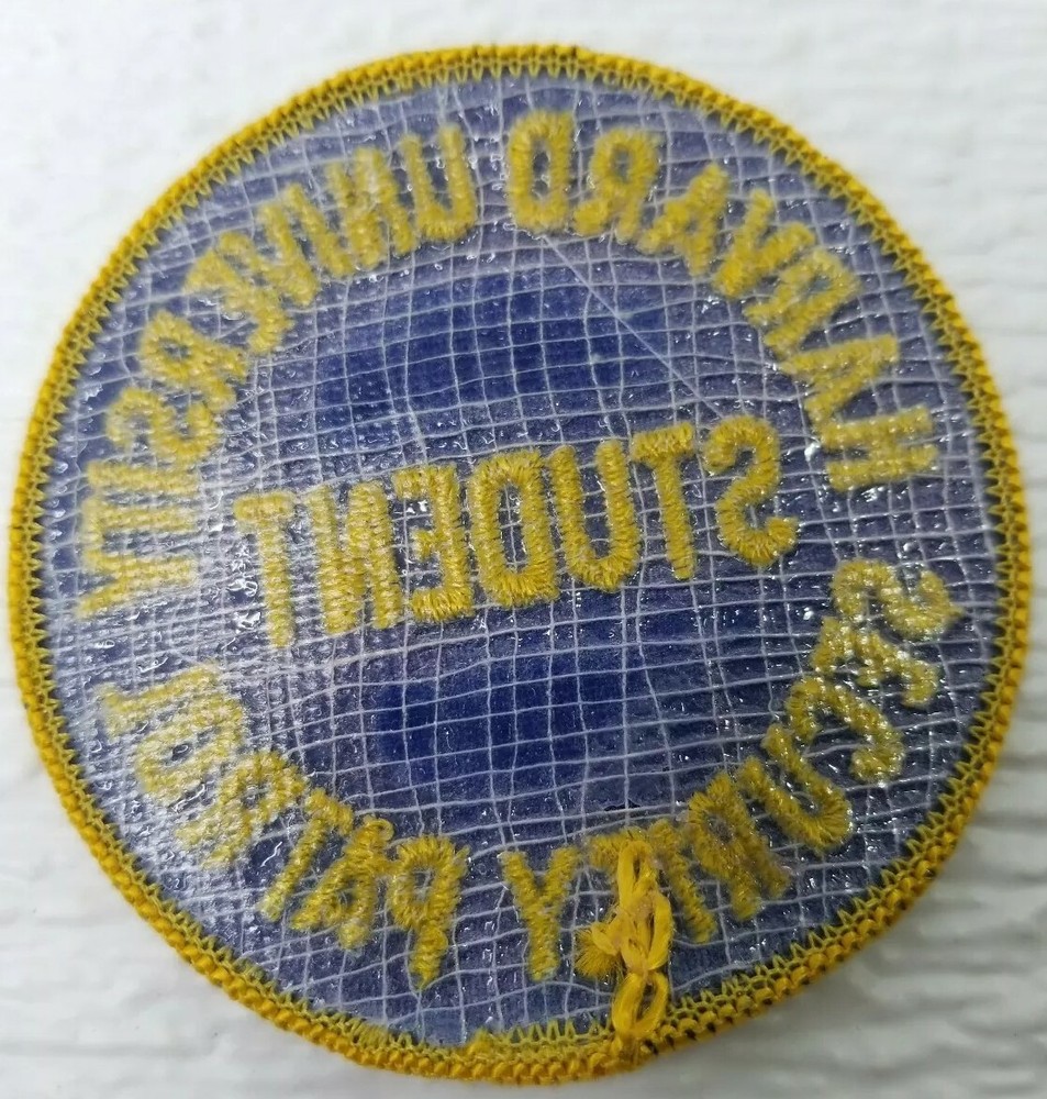 Harvard University Campus Student Security Patrol Police Patch Iron On