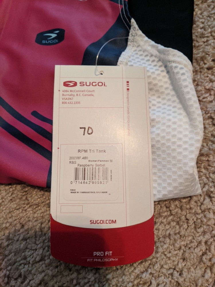 NWT Sugoi Triathlon Top