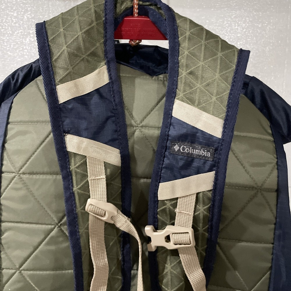 columbia blue grey light pack pack . roll top